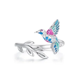 (afbeelding voor) Pandora Stijl IJsvogel Open Ring - BSR483-E