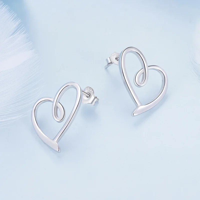 (afbeelding voor) Pandora Stijl In Liefde Gewikkelde Studs Oorbellen - BSE871 - Bekijken 3