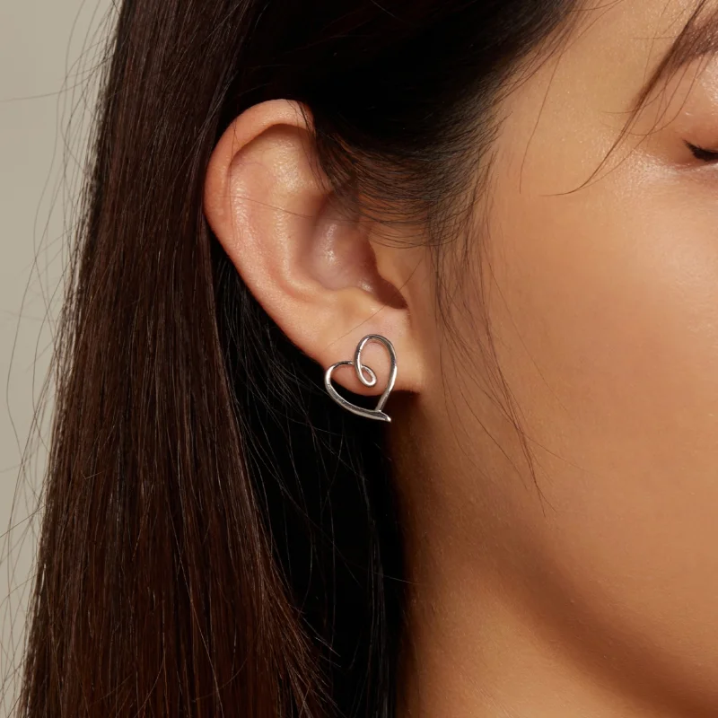 (afbeelding voor) Pandora Stijl In Liefde Gewikkelde Studs Oorbellen - BSE871 - Bekijken 7