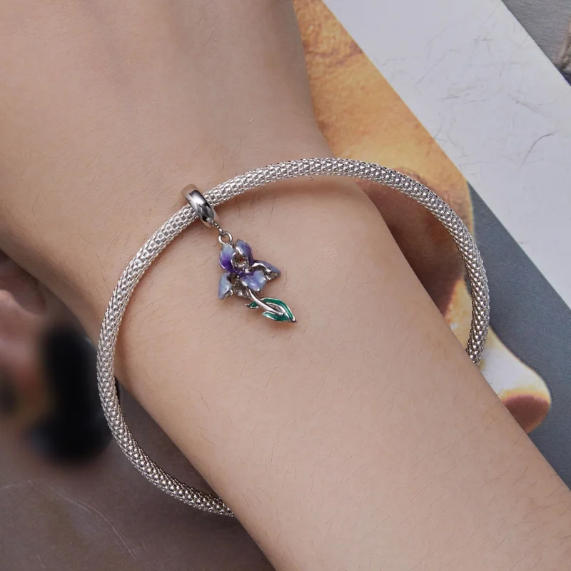 (afbeelding voor) Pandora Stijl Iris Hanger - BSC815 - Bekijken 5