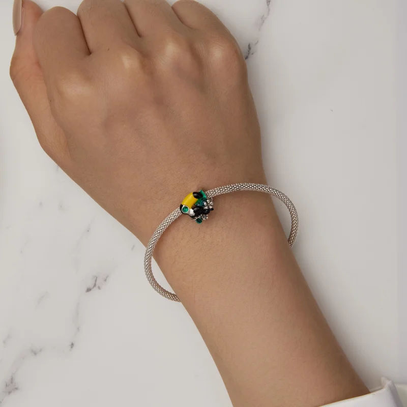 (afbeelding voor) Pandora stijl Jungle Toekan Bedel - SCC2520 - Bekijken 6