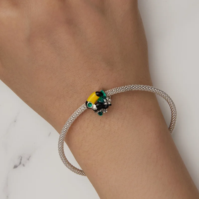 (afbeelding voor) Pandora stijl Jungle Toekan Bedel - SCC2520 - Bekijken 7