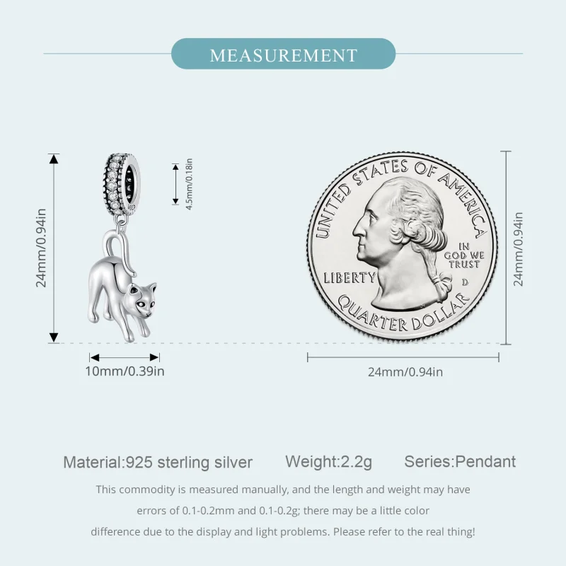 (afbeelding voor) Pandora Stijl Kat Hangertje - SCC2595 - Bekijken 5