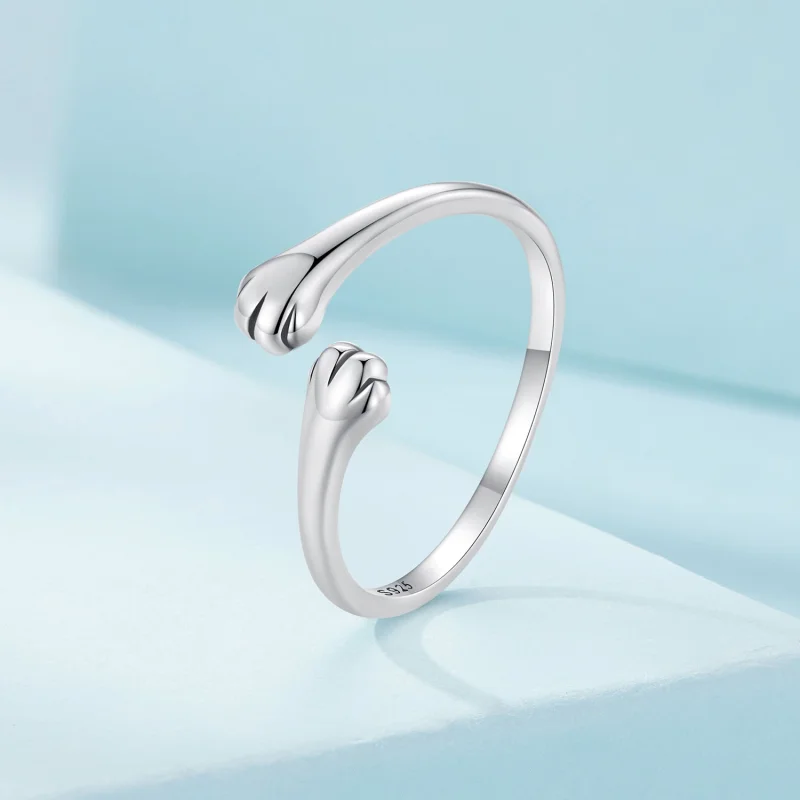 (afbeelding voor) Pandora Stijl Kat Knuffel Ring - SCR961-E - Bekijken 2