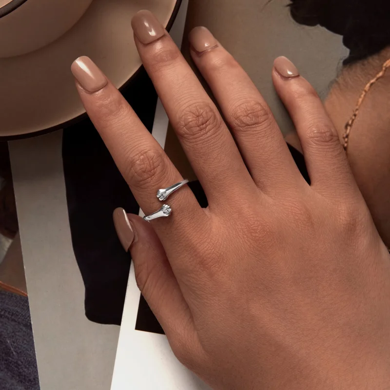 (afbeelding voor) Pandora Stijl Kat Knuffel Ring - SCR961-E - Bekijken 5