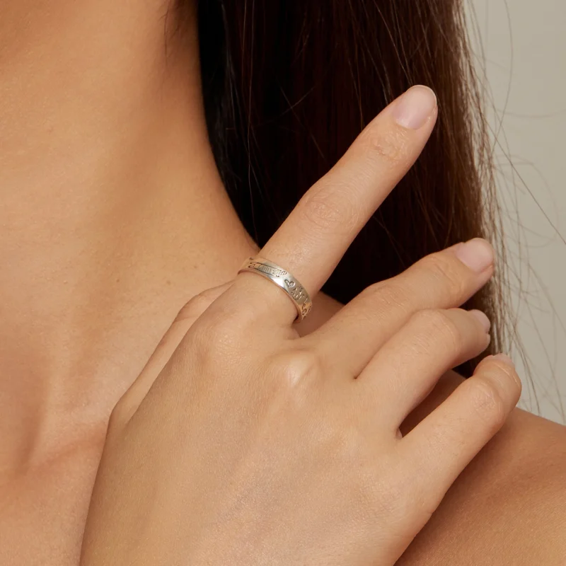 (afbeelding voor) Pandora-stijl Kattendoodle Ring - SCR951-E - Bekijken 4