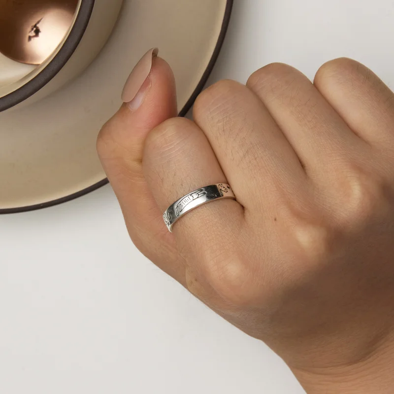 (afbeelding voor) Pandora-stijl Kattendoodle Ring - SCR951-E - Bekijken 6