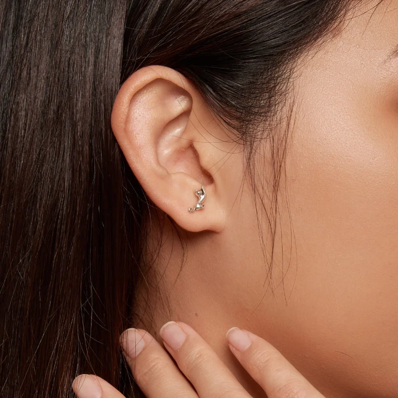 (afbeelding voor) Pandora-stijl Kattenstud-oorbellen - SCE1630 - Bekijken 7