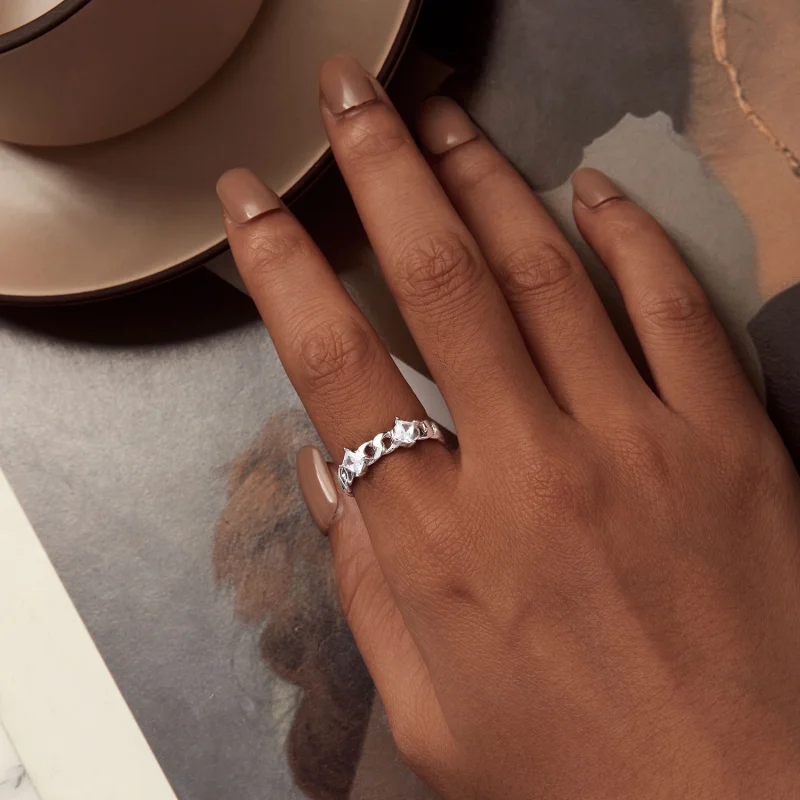 (afbeelding voor) Pandora-stijl Ketting Open Ring - SCR977-E - Bekijken 5