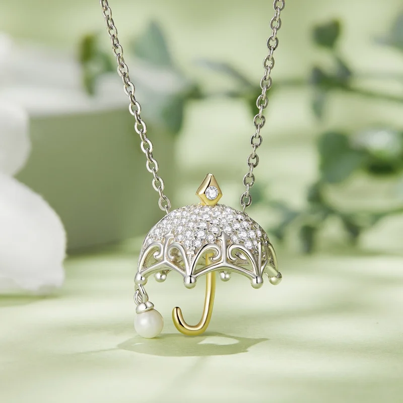 (afbeelding voor) Pandora Stijl Kleine Paraplu Bedel - BSC862 - Bekijken 2