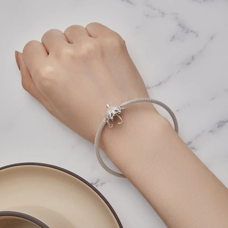 (afbeelding voor) Pandora Stijl Kleine Paraplu Bedel - BSC862 - Bekijken 5