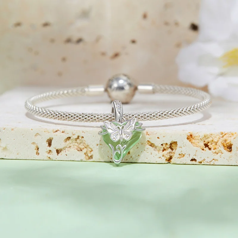 (afbeelding voor) Pandora-stijl Kleine Vliegende Vlinder Hanger - BSC897 - Bekijken 3