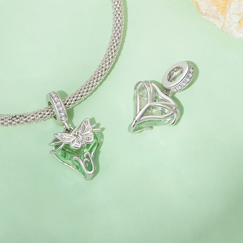 (afbeelding voor) Pandora-stijl Kleine Vliegende Vlinder Hanger - BSC897 - Bekijken 4