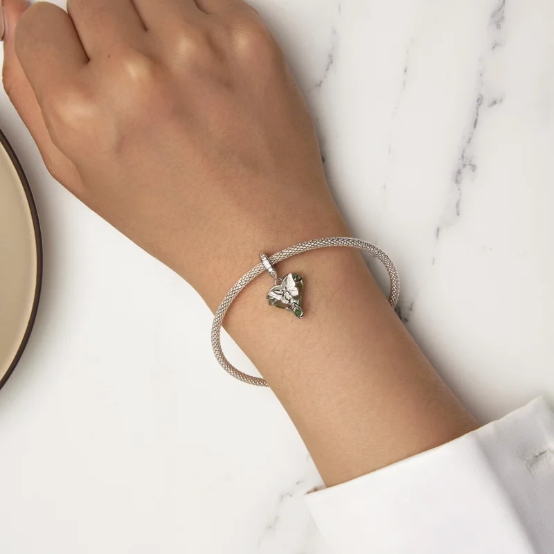 (afbeelding voor) Pandora-stijl Kleine Vliegende Vlinder Hanger - BSC897 - Bekijken 5