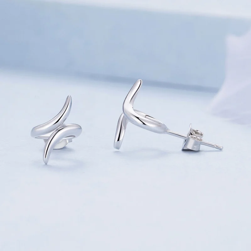 (afbeelding voor) Pandora-stijl Koptelefoon Studs Oorbellen - BSE903 - Bekijken 4