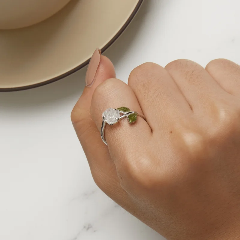 (afbeelding voor) Pandora-stijl Kristallen Roze Open Ring - BSR472-PKE - Bekijken 11