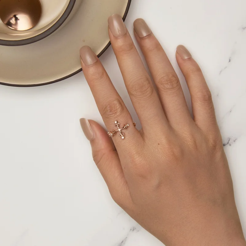 (afbeelding voor) Pandora Stijl Kruis-Zilveren Ring - BSR041-C - Bekijken 5