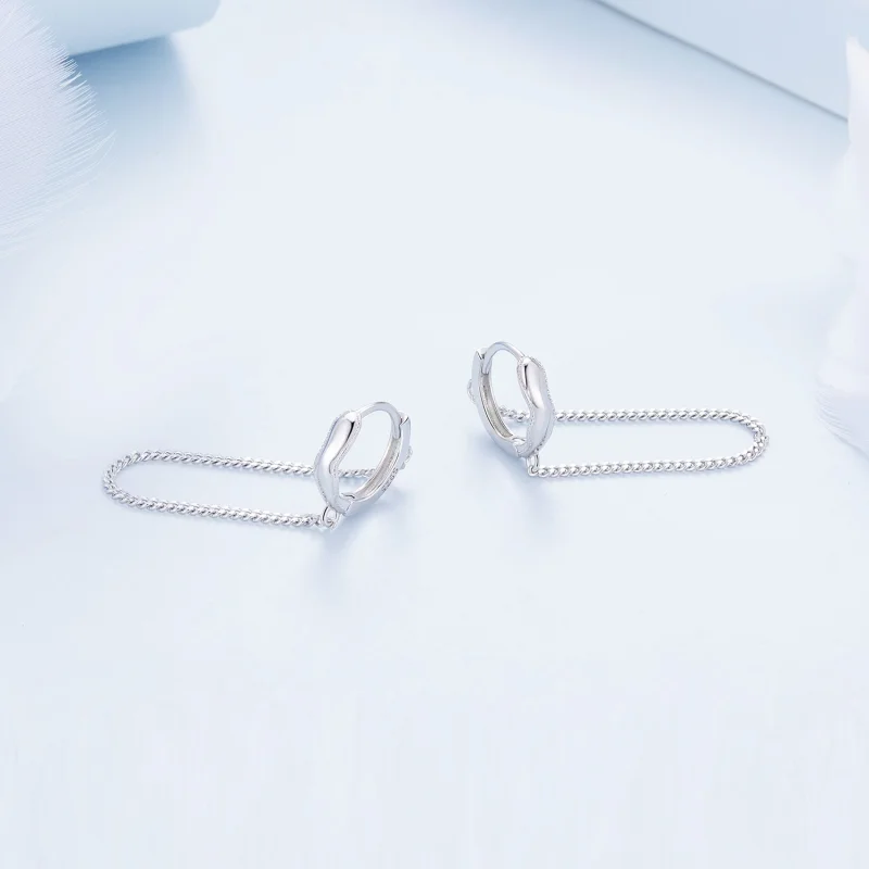 (afbeelding voor) Pandora-stijl Kwast Oorringen - BSE897 - Bekijken 3