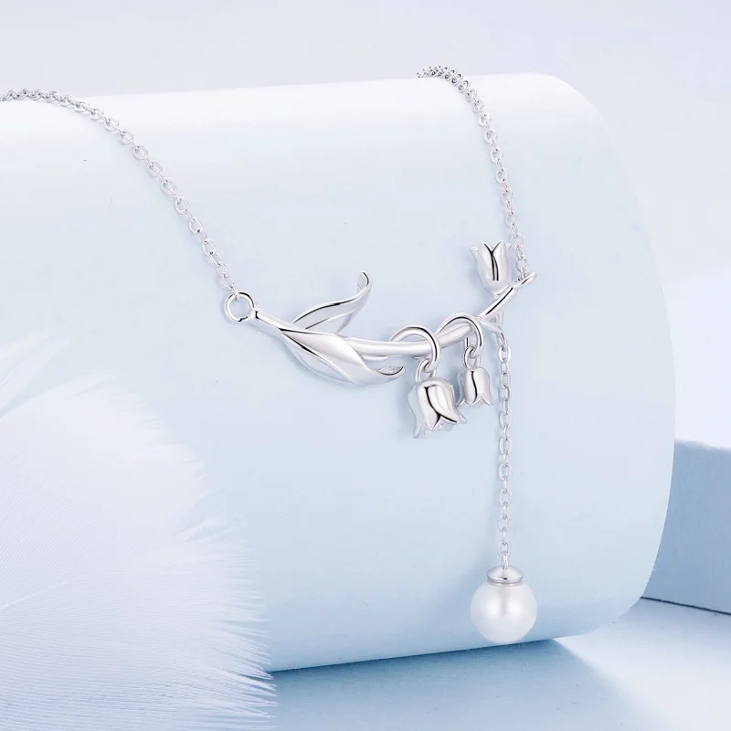 (afbeelding voor) Pandora Stijl Lelietje-van-dalen Ketting - BSN357 - Bekijken 2