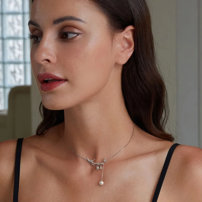 (afbeelding voor) Pandora Stijl Lelietje-van-dalen Ketting - BSN357 - Bekijken 6