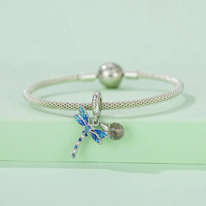 (afbeelding voor) Pandora Stijl Libelle Hanger - SCC2597 - Bekijken 4