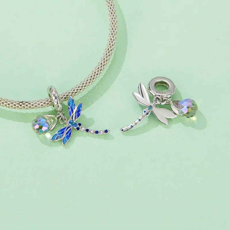 (afbeelding voor) Pandora Stijl Libelle Hanger - SCC2597 - Bekijken 5