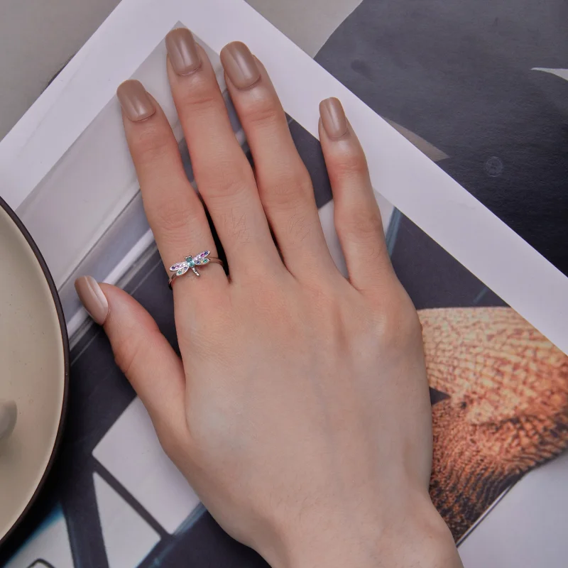 (afbeelding voor) Pandora-stijl Libelle Ring - BSR384 - Bekijken 5