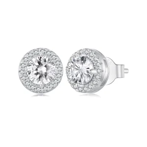 (afbeelding voor) Pandora Stijl Licht Luxe Stud Oorbellen - BSE893