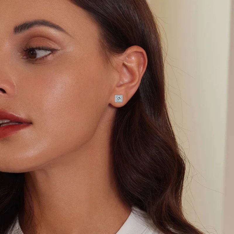 (afbeelding voor) Pandora-stijl Licht Luxe Stud Oorbellen - BSE895 - Bekijken 5