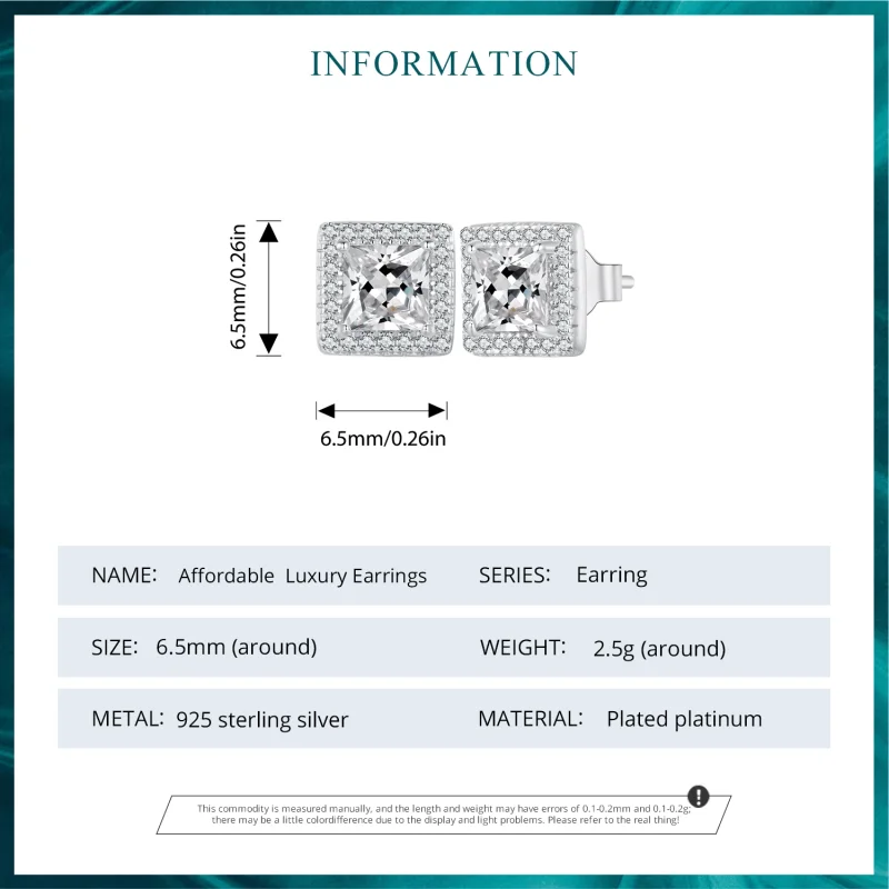 (afbeelding voor) Pandora-stijl Licht Luxe Stud Oorbellen - BSE895 - Bekijken 7