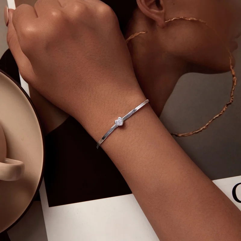 (afbeelding voor) Pandora Stijl Liefdesarmband - BSB153 - Bekijken 4