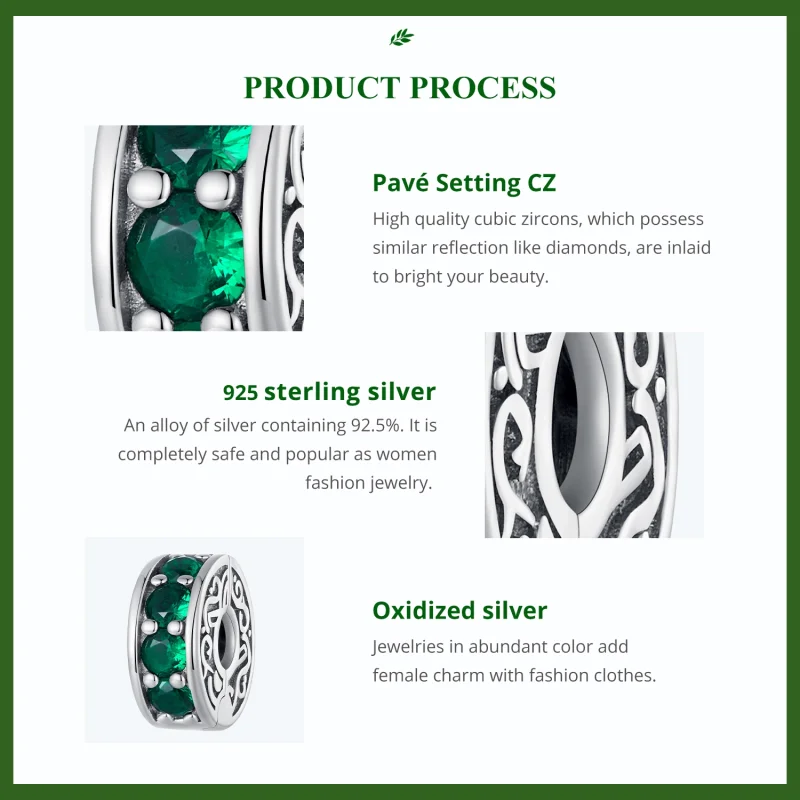 (afbeelding voor) Pandora Stijl Luyuan Clip - SCC2603 - Bekijken 5