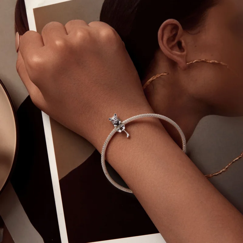 (afbeelding voor) Pandora-stijl Lynx-bedel - SCC2633 - Bekijken 5