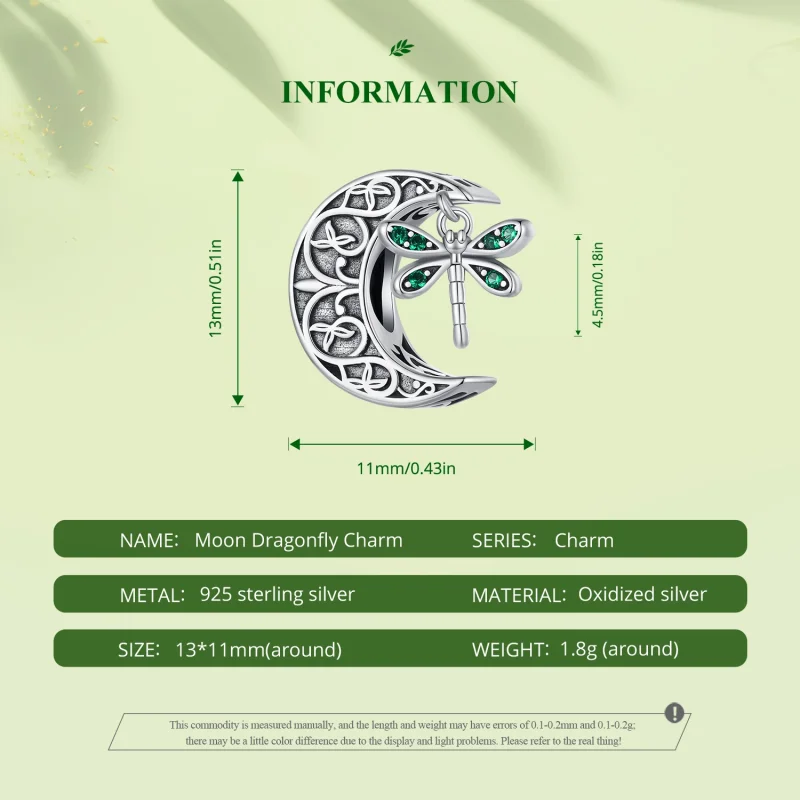 (afbeelding voor) Pandora Stijl Maan Libelle Bedel - SCC2605 - Bekijken 6