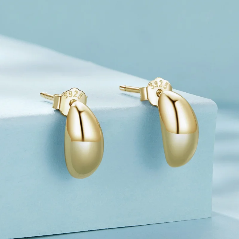 (afbeelding voor) Pandora-stijl Maan Studs Oorbellen - SCE1632-B - Bekijken 2