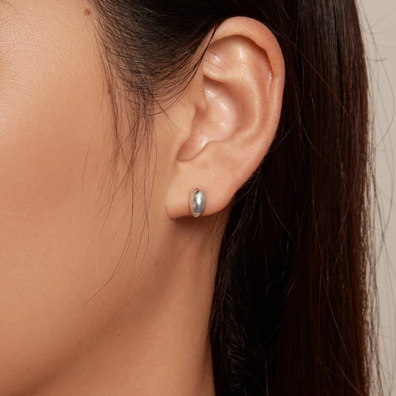 (afbeelding voor) Pandora-stijl Maan Studs Oorbellen - SCE1632 - Bekijken 5