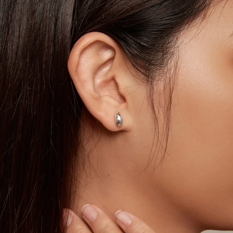 (afbeelding voor) Pandora-stijl Maan Studs Oorbellen - SCE1632 - Bekijken 6