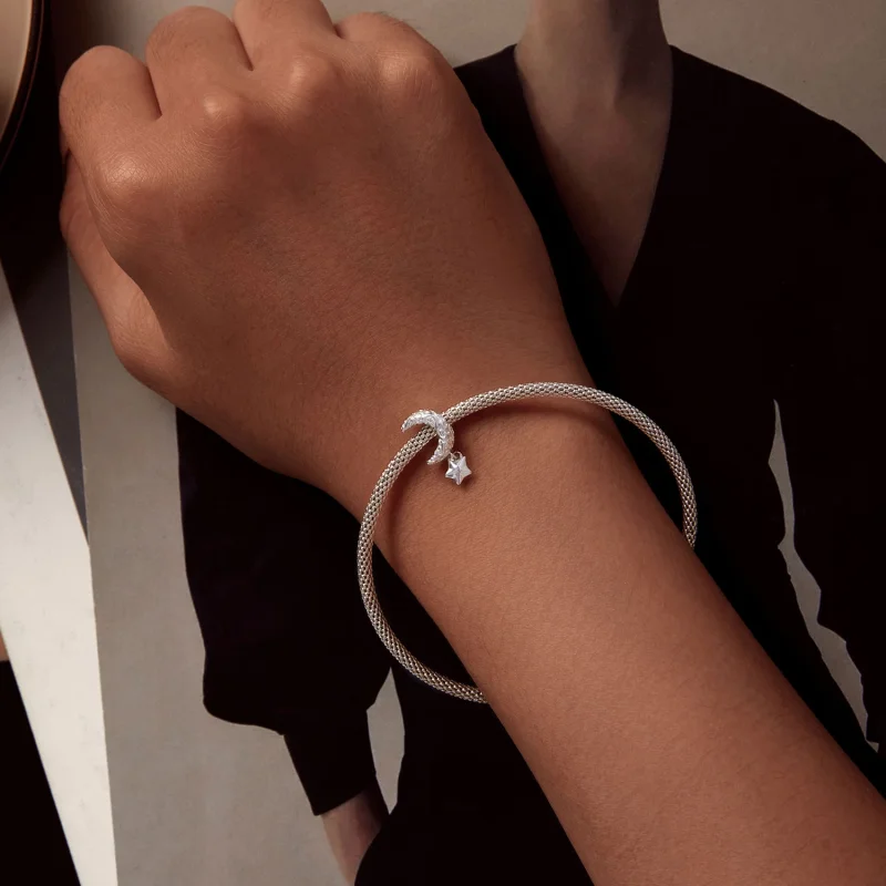 (afbeelding voor) Pandora-stijl Maanpatroon Bedel - SCC2619 - Bekijken 5