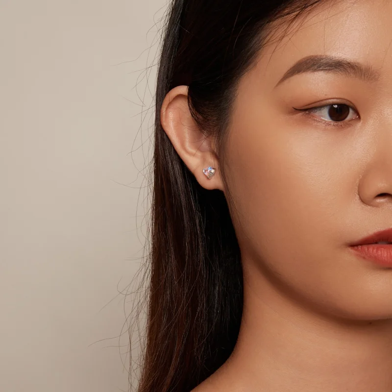 (afbeelding voor) Pandora-stijl maansteen knopjes oorbellen - SCE1629 - Bekijken 8