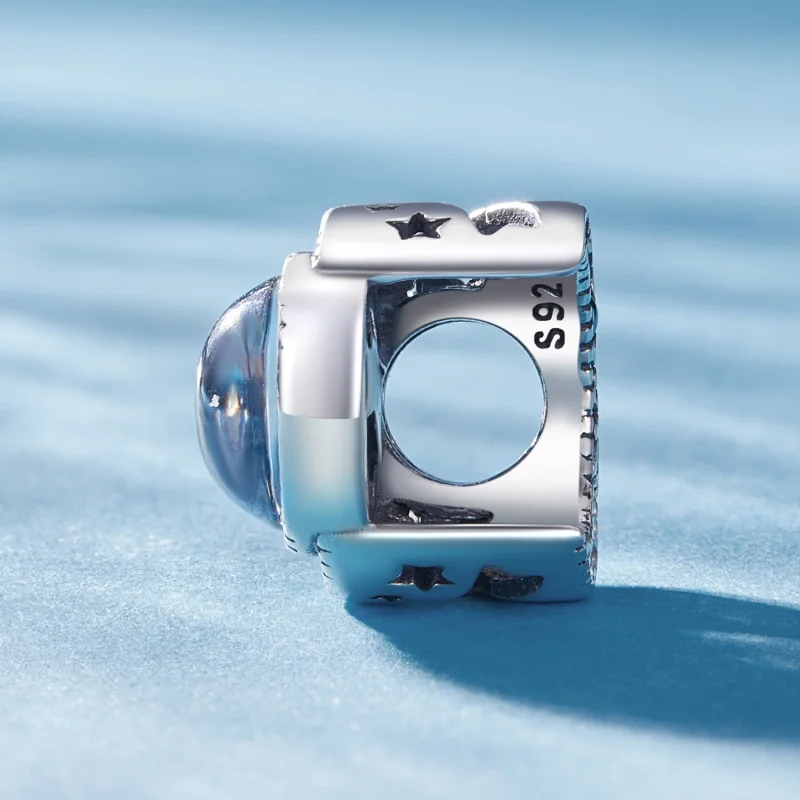 (afbeelding voor) Pandora-stijl Maanstemmingsteenbedel - SCC2558 - Bekijken 4