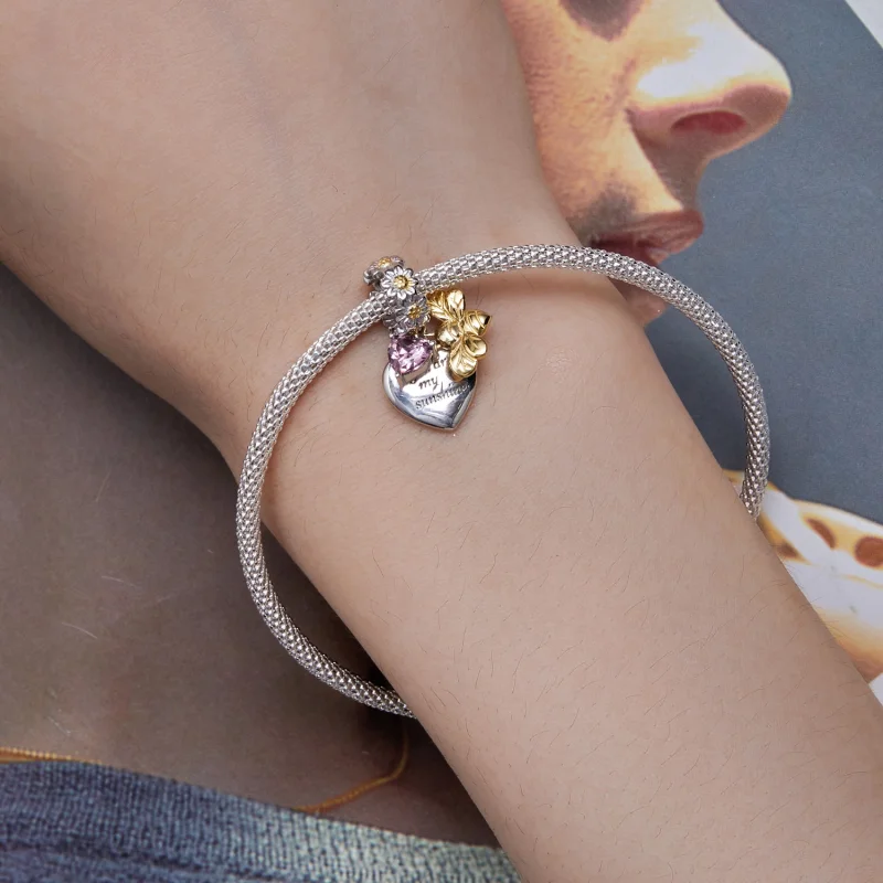 (afbeelding voor) Pandora-stijl Madeliefjesbij Bedel - BSC816 - Bekijken 5