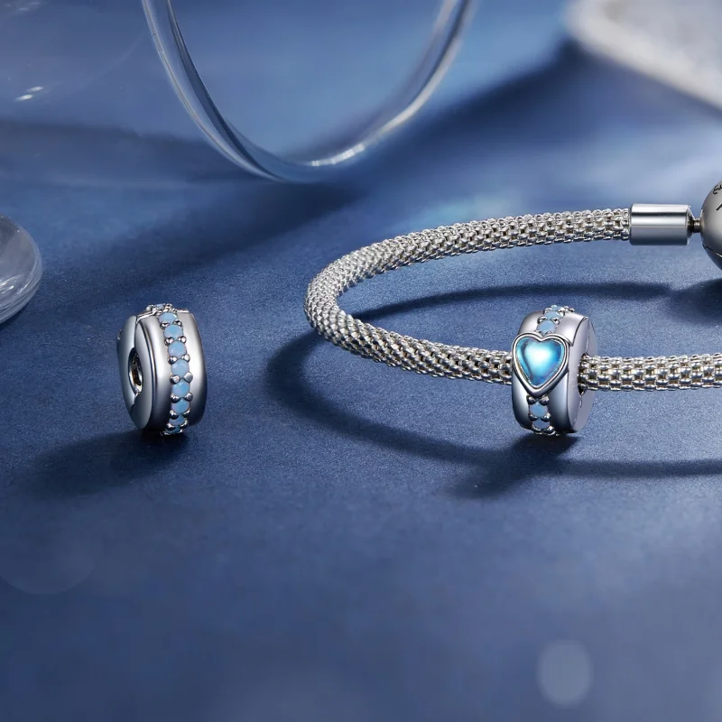 (afbeelding voor) Pandora-stijl Magisch Hart Clip - SCC2537 - Bekijken 4