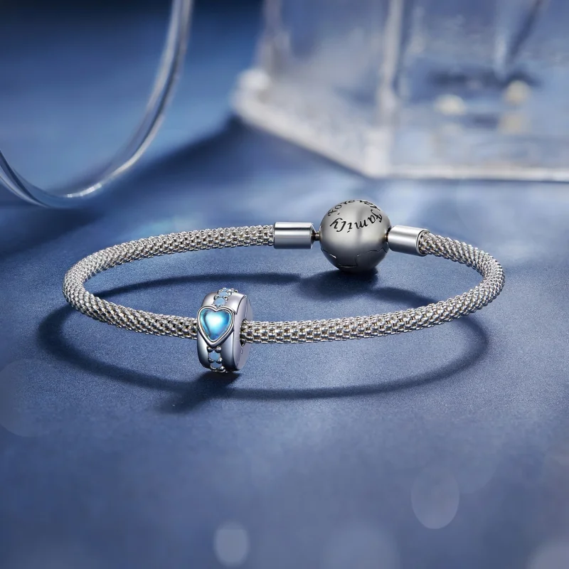 (afbeelding voor) Pandora-stijl Magisch Hart Clip - SCC2537 - Bekijken 5