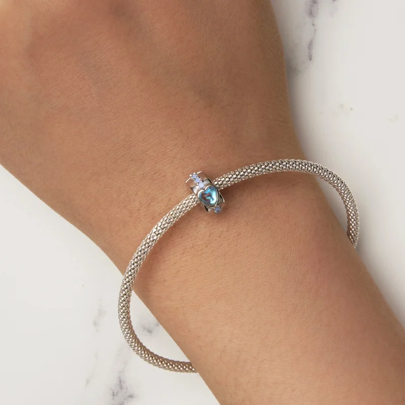 (afbeelding voor) Pandora-stijl Magisch Hart Clip - SCC2537 - Bekijken 6