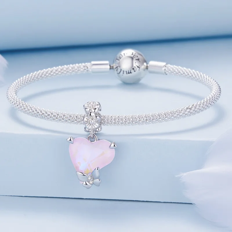 (afbeelding voor) Pandora Stijl Mocha Vlinder Hanger - BSC809 - Bekijken 3