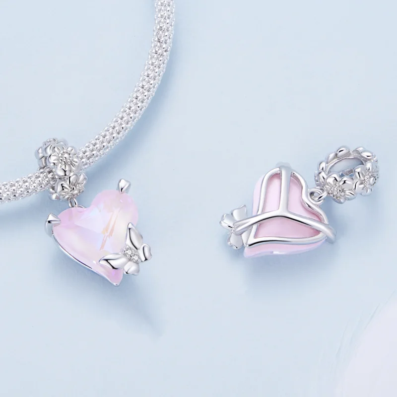 (afbeelding voor) Pandora Stijl Mocha Vlinder Hanger - BSC809 - Bekijken 4