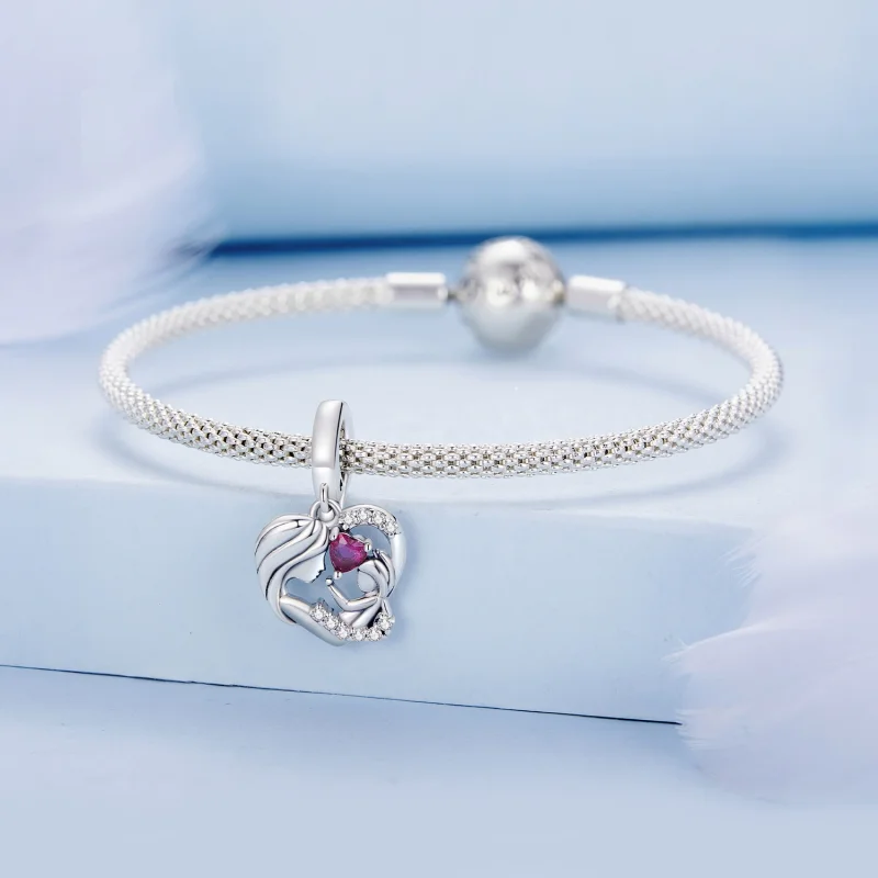 (afbeelding voor) Pandora-stijl Moeder en Zoon Knuffel Dangle - BSC901 - Bekijken 3