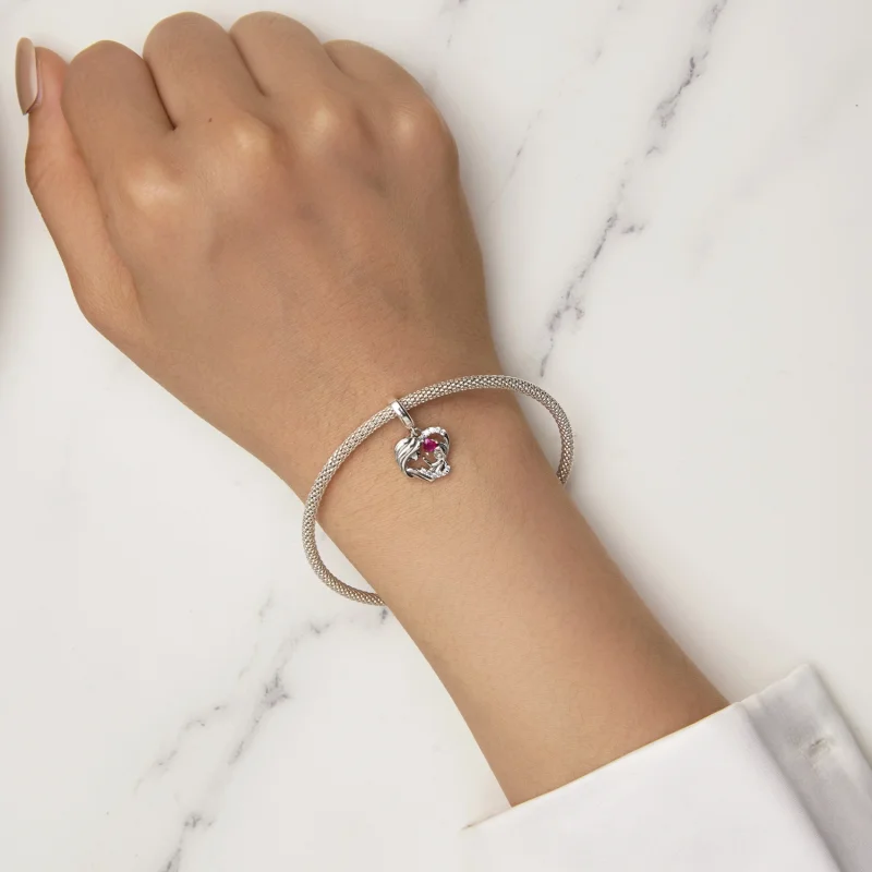 (afbeelding voor) Pandora-stijl Moeder en Zoon Knuffel Dangle - BSC901 - Bekijken 6