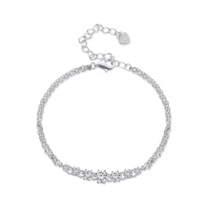 Pandora Stijl Moissanite Armband (Één Certificaat) - MSB008 (afbeelding voor) Pandora Stijl Moissanite Armband (Één Certificaat) - MSB008