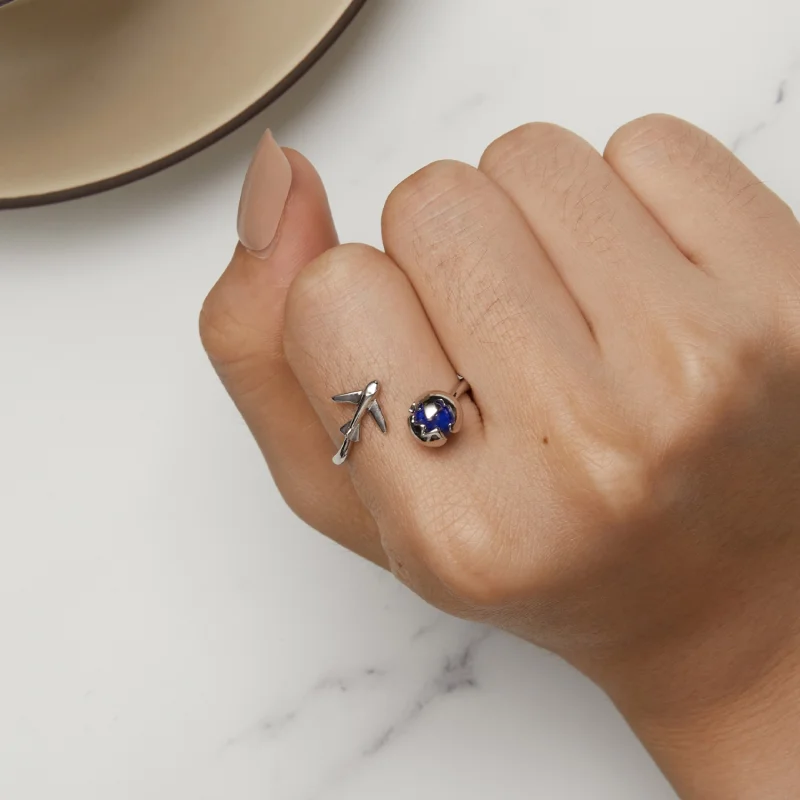 (afbeelding voor) Pandora Stijl Om De Wereld Open Ring - SCR959-E - Bekijken 6